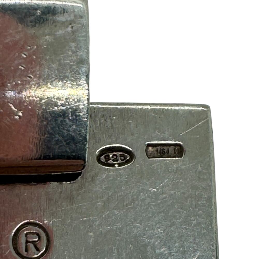 Gucci Gemini Sterling Silver Plate Necklace - Picture 7 of 8